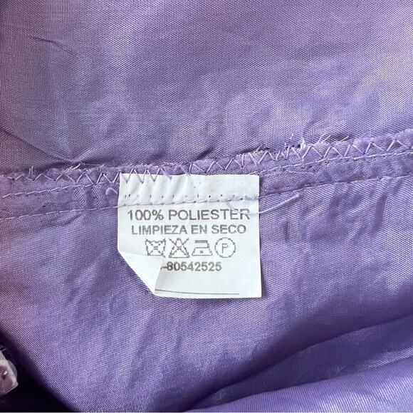 Javier Larrainzar Purple Sequin European Couture Top & Skirt Set size 46 (91) - Picture 13 of 14